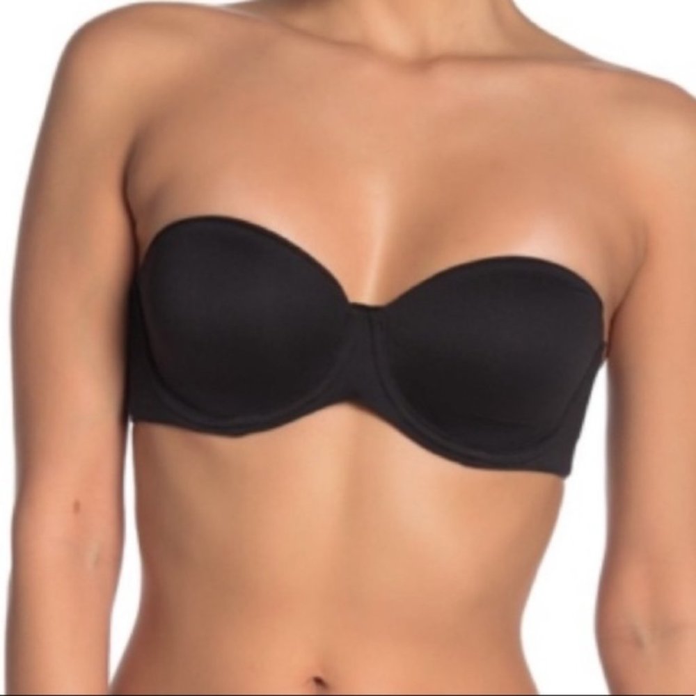 NEW Calvin Klein Strapless Black Bra 34A